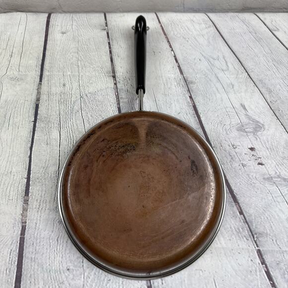 Revere Ware 9" Inch Skillet Frying Fry Pan Stainless steel Clinton ILL - Picture 2 of 5